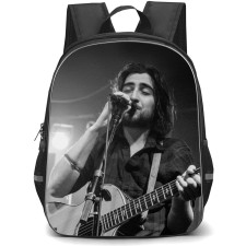 Noah Kahan Backpack StudentPack - Noah Kahan Singing Portrait Grayscale Poster