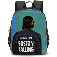 Noah Kahan Backpack StudentPack - Noah Kahan Standing Back Boston Calling Poster