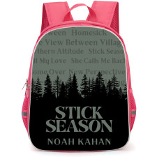 Noah Kahan Backpack StudentPack - Noah Kahan Stick Season On Silhouette Pine Tree Background