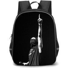 Peso Pluma Backpack StudentPack - Peso Pluma Austin Texas Concert Grayscale Poster