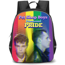 Pet Shop Boys Backpack School Bag StudentPack - Pet Shop Boys Friscosound Pride Poster