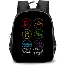Pink Floyd Backpack StudentPack - Pink Floyd Album Art Icon On Black Background