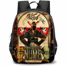 Pink Floyd Backpack StudentPack - Pink Floyd Comfortably Numb Retro Poster