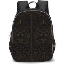 Pink Floyd Backpack StudentPack - Pink Floyd Illustration Line Art On Black Background