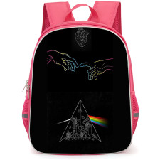 Pink Floyd Backpack StudentPack - Pink Floyd Minimalist Art On Black Background