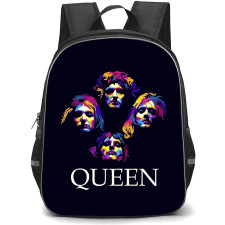 Queen Backpack StudentPack - The Queen Wpap Art On Black Background