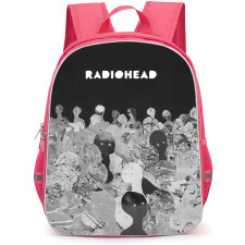 Radiohead Backpack StudentPack - Radiohead Moon Shaped Pool Grayscale Poster