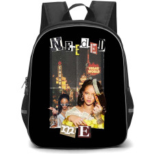 Rihanna Backpack StudentPack - Rihanna Needed Me Poster On Black Background