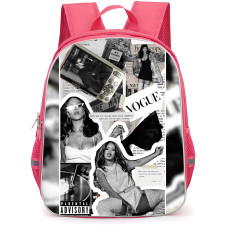 Rihanna Backpack StudentPack - Rihanna Vogue Grayscale Collage Poster