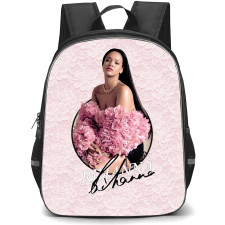 Rihanna Backpack StudentPack - Rihanna Wears Pink Top Picture On Garage Magazine Poster