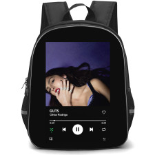 Olivia Rodrigo Backpack School Bag StudentPack - Olivia Rodrigo GUTS Album Cover Spotify Library Poster