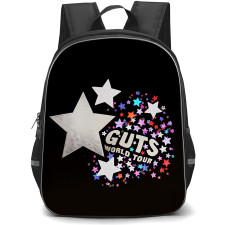 Olivia Rodrigo Backpack School Bag StudentPack - Olivia Rodrigo GUTS World Tour Star Confetti Aesthetic Poster