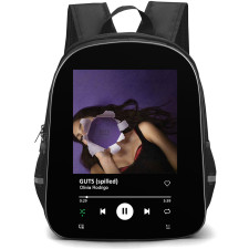 Olivia Rodrigo Backpack School Bag StudentPack - Olivia Rodrigo GUTS Spilled Album Cover Spotify Library Poster