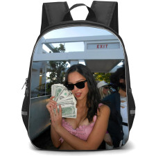 Olivia Rodrigo Backpack School Bag StudentPack - Olivia Rodrigo Holds Money Poster