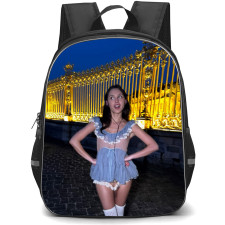 Olivia Rodrigo Backpack School Bag StudentPack - Olivia Rodrigo MV Outdoor Royal Vibe Poster