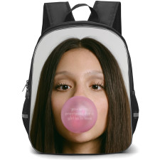 Olivia Rodrigo Backpack School Bag StudentPack - Olivia Rodrigo Pink Bubblegum Close Up Portrait Poster