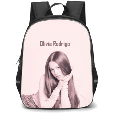 Olivia Rodrigo Backpack School Bag StudentPack - Olivia Rodrigo Pinkish Dreamy Clean Look Poster