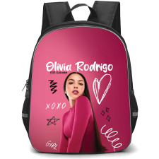 Olivia Rodrigo Backpack School Bag StudentPack - Olivia Rodrigo Pink Aesthetic 2026 Calendar Girl XOXO Poster