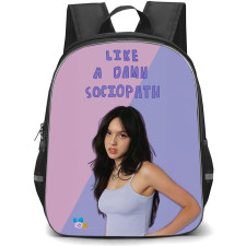 Olivia Rodrigo Backpack StudentPack - Olivia Rodrigo Portrait Like A Sociopath Poster