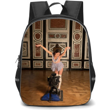 Olivia Rodrigo Backpack School Bag StudentPack - Olivia Rodrigo On Set Of MV Drop Dead Dancing Poster