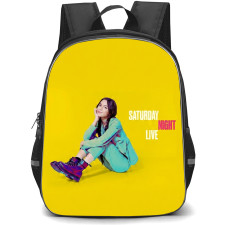 Olivia Rodrigo Backpack School Bag StudentPack - Olivia Rodrigo Sitting On Yellow Background