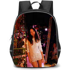 Olivia Rodrigo Backpack School Bag StudentPack - Olivia Rodrigo Standing At Backstage Poster