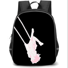 Olivia Rodrigo Backpack School Bag StudentPack - Olivia Rodrigo Swing Silhouette Minimal Pink Aesthetic Sticker