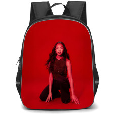 Olivia Rodrigo Backpack School Bag StudentPack - Olivia Rodrigo Vampire Red SNL Aesthetic Portrait Poster