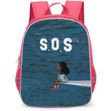 SZA Backpack StudentPack - SZA SOS Cartoon Art Poster