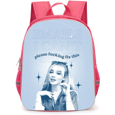 Sabrina Carpenter Backpack StudentPack - Sabrina Carpenter I Cant Send Lyric Retro Blue Poster