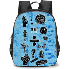 Ed Sheeran Backpack StudentPack - Ed Sheeran Divide Album Cover Illustration Art