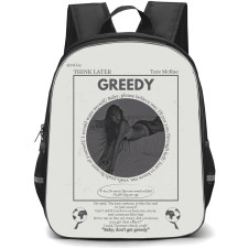 Tate McRae Backpack StudentPack - Tate McRae Greedy Vintage Poster