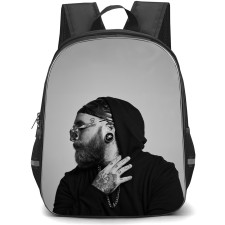 Teddy Swims Backpack StudentPack - Teddy Swims Grayscale Side Portrait Poster