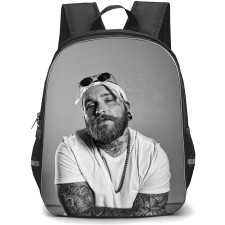 Teddy Swims Backpack StudentPack - Teddy Swims Grayscale Portrait Poster