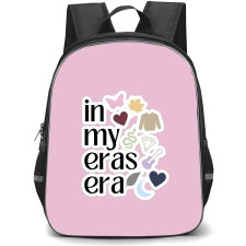 Taylor Swift Backpack StudentPack - Taylor Swift In My Eras Era Poster Pink Background