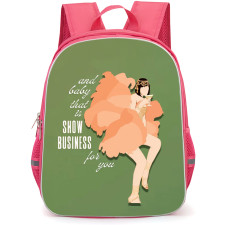 Taylor Swift Backpack School Bag StudentPack - The Life Of Show Girl Illustration Art Green Background