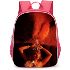 Taylor Swift Backpack School Bag StudentPack - The Life Of Show Girl In Red Hands On Head