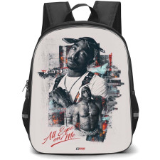 Tupac Shakur Backpack StudentPack - Tupac Shakur All Eyez On Me Poster Designed By Steve Berumen
