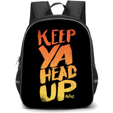 Tupac Shakur Backpack StudentPack - Tupac Shakur Keep Ya Head Up Poster