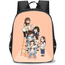 Twice Backpack StudentPack - Twice Girl Cartoon Art Poster