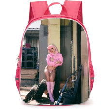 Villano Antillano Backpack StudentPack - Villano Antillano Wears Pink Costume Poster