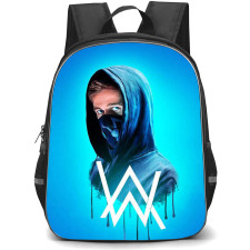 Alan Walker Backpack StudentPack - Alan Walker Illustration On Blue Background