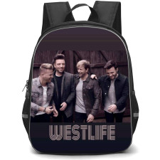 Westlife Backpack StudentPack - Westlife Member Smiling Group Portrait Poster