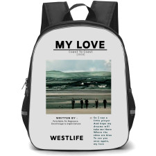 Westlife Backpack StudentPack - Westlife My Love Album Poster