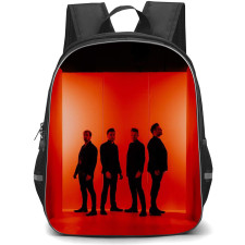Westlife Backpack StudentPack - Westlife Member Standing On A Red Light Effect Poster