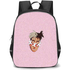 XXXTentacion Backpack StudentPack - XXXTentacion Avatar On Pink Background