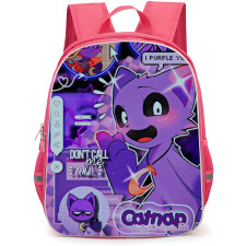Poppy Play Time Catnap Backpack StudentPack - Catnap Dont Call me Angel Quote Poster