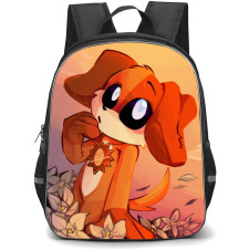 Poppy Play Time Dogday Backpack StudentPack - Dogday Flower Portrait Cartoon Art
