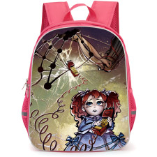 Poppy Playtime Backpack School Bag StudentPack - Poppy Playtime Poppy And Prototype Retro Poster