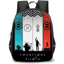 Pop Star Twenty One Pilots Backpack StudentPack - The Bandito Silhoutte Series Poster